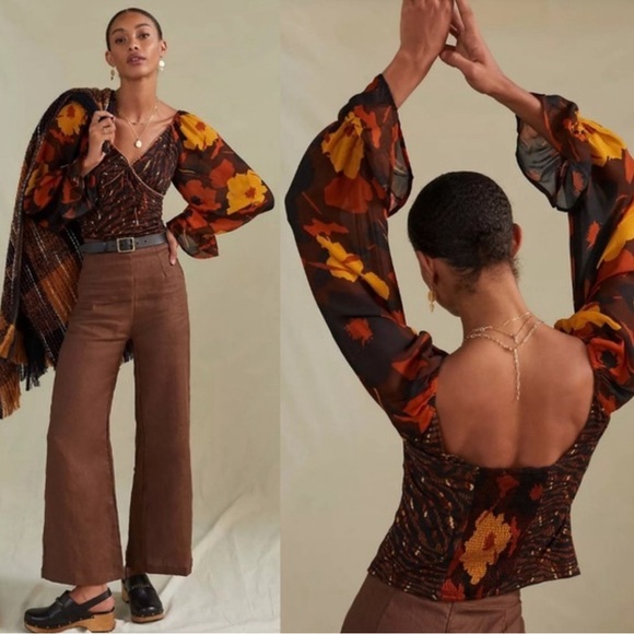 Anthropologie Tops - Anthropologie Conditions Apply Zeena Blouse